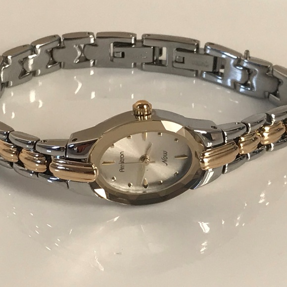 armitron two tone ladies watch